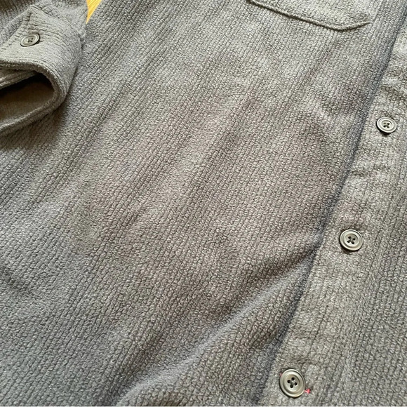 Coleman Shacket Button Down Shirt Mens Size XL Grey Lightweight Jacket Soft Rib - Picture 7 of 9